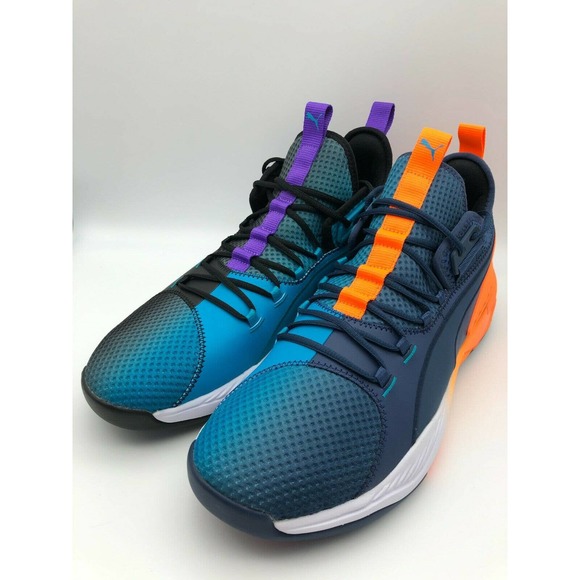 Puma Men\'s Black and Purple Athletic Shoes main image 9